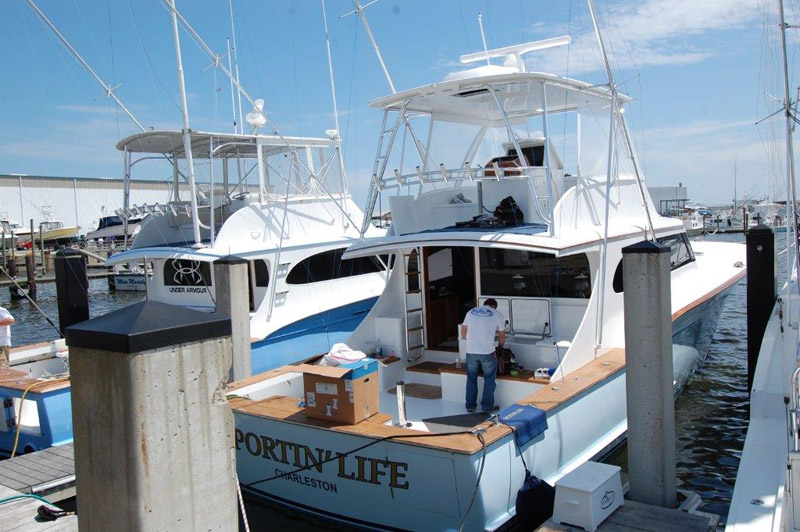 Aft view dock